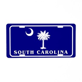 CafePress South Carolina Aluminum License Plate, Front License Plate, Vanity Tag