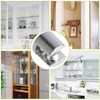 UFURMATE Glass Shelf Bracket, 8Pcs Wall Mounted Adjustable Glass Shelf