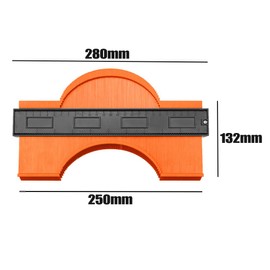 Contour Gauge with Lock, 10 Inch Measuring Shape Outline Angle, Gauge Tool for Scribe/Template/Profile, Duplicator Marking Tools for Woodworking, Flooring, Tile Laying, Ideas Gift for Men Handyman
