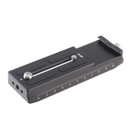 FOTGA Bottom Quick Release Plate for DJI Ronin RS 2/RSC 2/RS 3/RS 3 Pro Gimbal Stabiliser Compatible with Arca Swiss Tripod Ball Head, Universal DSLR Camera Quick Release Plate (Bottom Version)