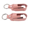 2pcs Asthma Inhaler Holder Portable Storage Protective PU Leather Asthma