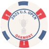 2025 US OPEN (Oakmont) - White - Logo POKER CHIP