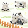 MorisMos Goat Teddy Soft Toy with Babies inside, Lifelike Goat