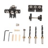 Dowel Jig Quick Precise Positioning Hole Drill Locator Aluminum Alloy