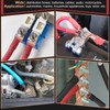 200pcs Battery Cable Ends, Copper Wire Lugs AWG 2 4