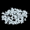 100 White Round Nail Cable Clips Ethernet Computer Wire TV