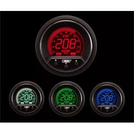 Prosport Gauges  60mm 2 3/8"Premium EVO Digital Water Temp Gauge- 4 color Red/Blue/Green