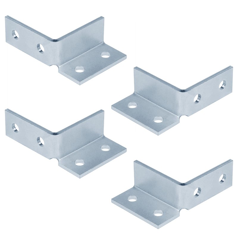 Fanmao 4 Pcs 90 Degree Wing Shaped Fittings for 1‑5/8"