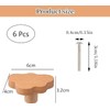 Clouds Shaped Wooden Knobs, 6Pcs Wood Drawer Knobs Cloud-Shaped, Cloud-shapeds