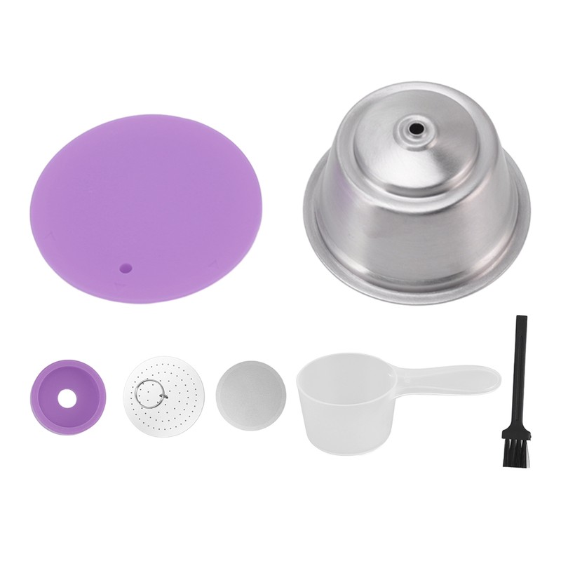 Stainless Steel Refill Coffee Capsules Reusable Coffee Filter Cup Set