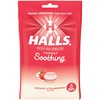 Halls Breezers Pectin Throat Drops Cool Creamy Strawberry - 25