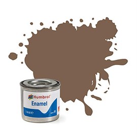 Humbrol 14ml No. 1 Tinlet Enamel Paint 29 (Dark Earth Matt)