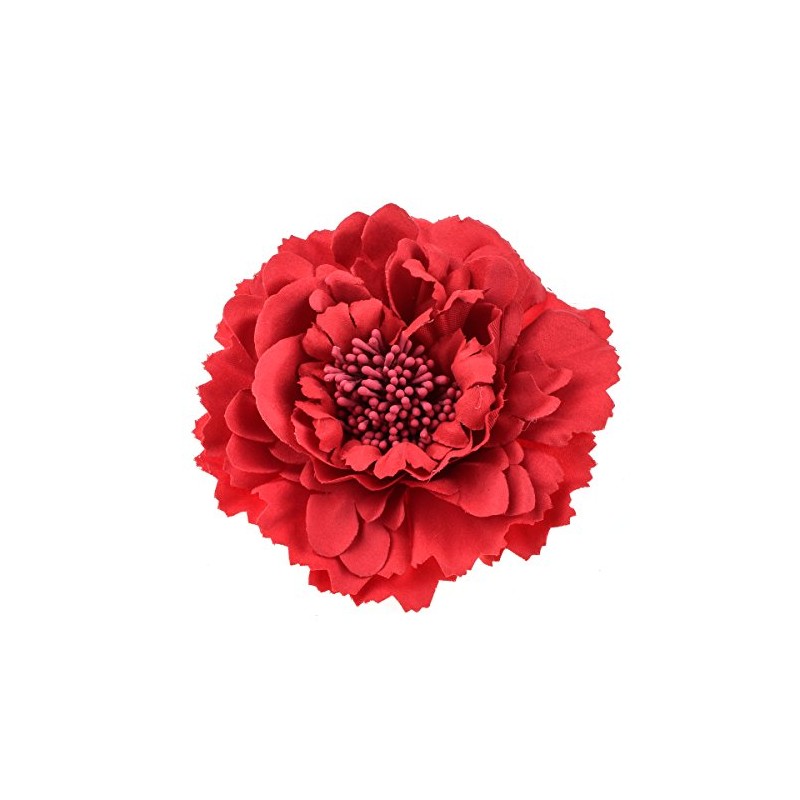 HC-01 Floral Fall Peony Flower Hair Clip Flamenco Dancer Pin