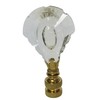 Royal Designs CCF2008-PB-2 K9 Crystal Cut Clear 1.5" Finial for