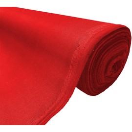 A-Express Red 20oz Heavy Duty Thick Waterproof Canvas Fabric 600D Outdoor Cover 1x Metre