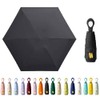 HUAMu Mini Parasol Travel Ring Handle Coating Layer Fabric Blocking