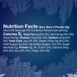 ECLIPSE Winterfrost Chewing Gum Sugar-Free, Sugarfree Gum Bulk, 8.8-Ounce, 180 P