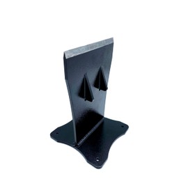 LOUDERLUN High Strength Structural Steel Firewood Splitter, Wood Splitter Wedge, for Small Wood Stove and Fireplace Manual Log Splitter, Black