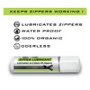 LOCKSTIX Zipper Lubricant – 100% Organic, Water-Resistant, Odorless Formula for