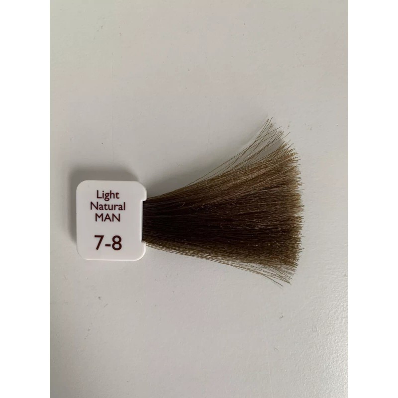 NATULIQUE Ammonia FREE Permanent Hair Color 7-8 Man Light Natural