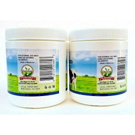 2 Bottles BALSAM White Pomada (8.46 oz) BALSAMO BLANCO La Vaquita 240 grs each
