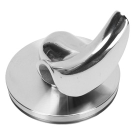 54mm Stainless Steel Portafilter Spout Bottomless to Spouted Coffee Machine Portafilter Spout 304 Stainless Steel with O Rings (Double Spout)