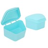 ANGGREK Retainer Case, Trapezoid Retainer Case Travel Portable Denture Storage
