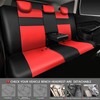 CAR PASS Leather Seat Covers Full Set Universal Water Resistant