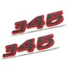 Pair Set 345 Passenger & Driver Side Emblems 3D Badge