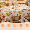 Vorhomness Fall Rectangle Tablecloth 52 x 70 Inch, Thanksgiving Autumn