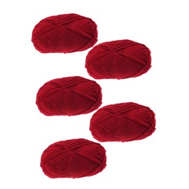 Gadpiparty 5 Rolls Softer Cotton Yarn for DIY Craft Knitting and Weaving Natural Material Versatile for Home Decor Jewelry Making and More