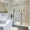 Shower Mat, 48 x 48 cm, Non-Slip Square Shower Mat,