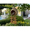 Namture Handmade Coconut Bird House - Recycled Coconut Shell, Ladder
