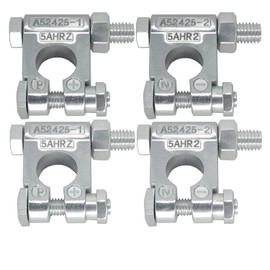 Military Spec Battery Terminals,Heavy Duty Battery Terminal,Battery Post Terminals for Marine Car Boat RV and Vehicles 4 Pcs