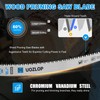 MUOZLOP Wood Pruning Saw Blades, Japanese Teeth Reciprocating Saw Blade