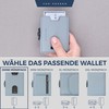 VON HEESEN Slim Wallet with RFID Protection, for Men and