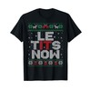 Le Tits Now Funny Xmas Let It Snow Ugly Christmas