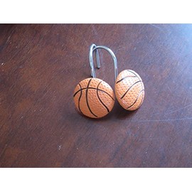 Basketball Shower Curtain Hooks
