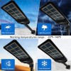 990000LM LED Solar Street Light Commercial Dusk To Dawn Outdoor
