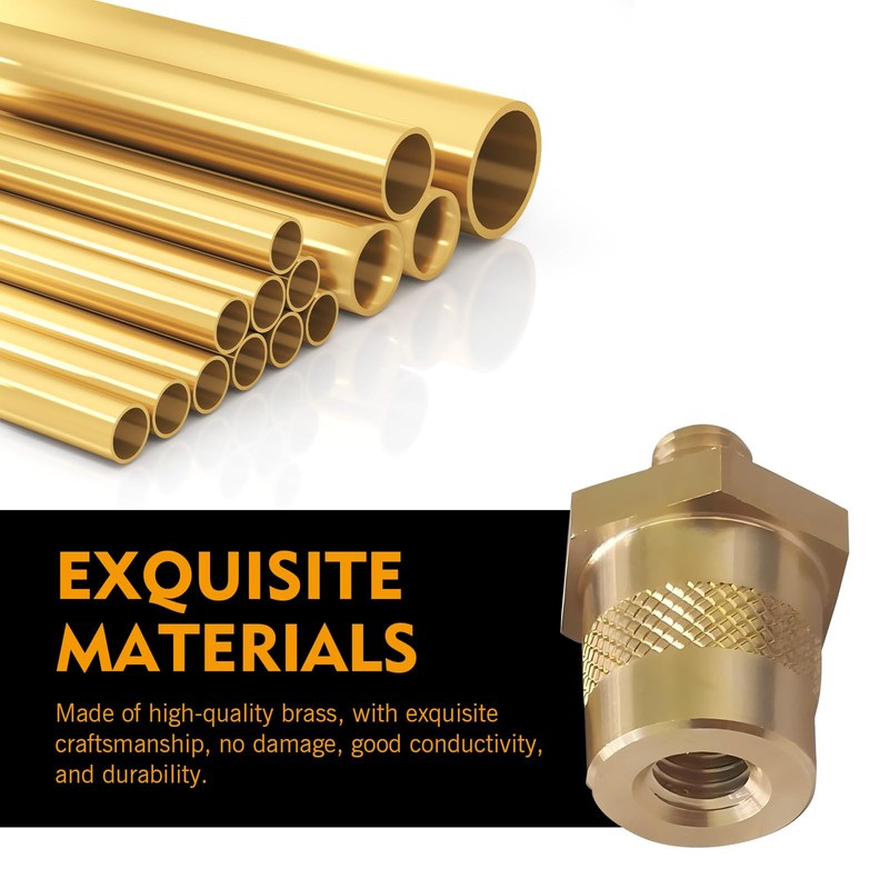 Ferianl 2PCS Car Battery Terminal Connectors Set, M8 Battery Post