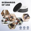 YUCDXFV 4Pack 5 Inch 8 Holes Orbital Sander Foam Pad,Hook