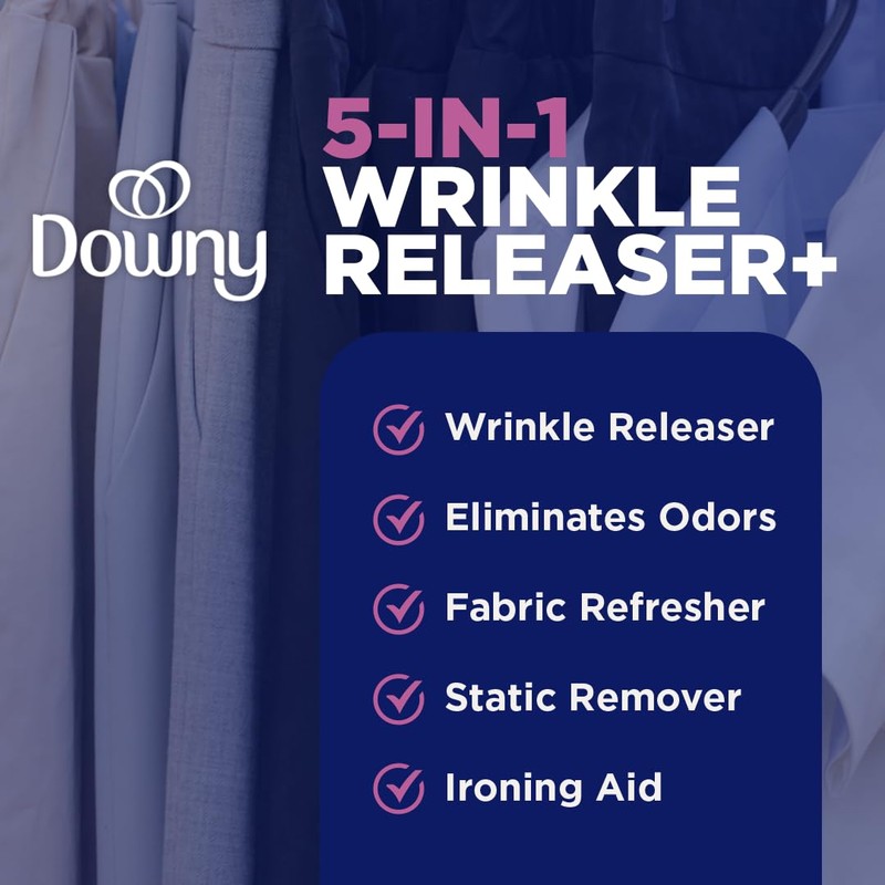 Downy Wrinkle Releaser Spray, All In One Wrinkle Release Spray,