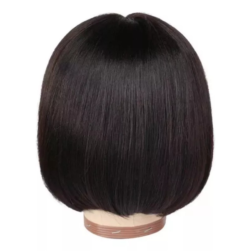 Generic Peluca Corta Recta Bobo Fibra Química Seda Alta Temperatura