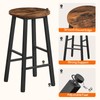 HOOBRO Bar Stools, Barstools Set of 4,Counter Height Barstools, 24.8"