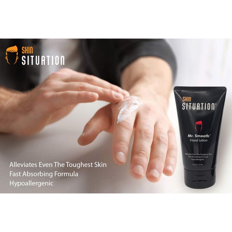 Mr. Smooth Hand Lotion for Dry Skin Relief