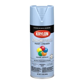 Krylon COLORmaxx Gloss Peekaboo Blue Spray Paint 12 Oz Home Improvement Tools