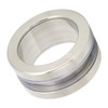 EVTSCAN Stainless Steel Round Handle Bath Glass Embedded Hollow Pull