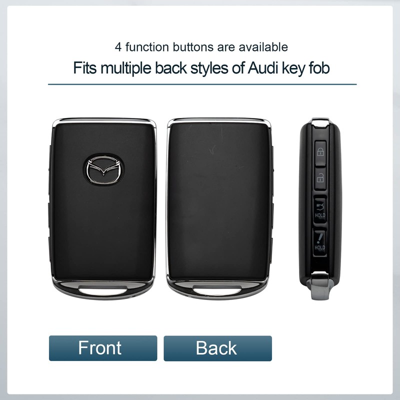 Tengare Mazda Fob Cover 2024 CX-5 CX-30 Red Key Protector