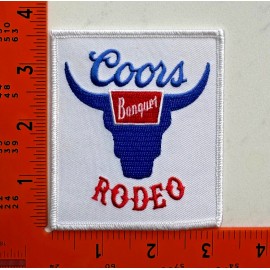 Coors Cowboy Iron-On Embroidered Rodeo Patch