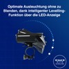 FISCHER Bicycle LED Front Light 100 Lux High Beam Sensor